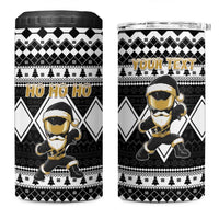 Personalized Power Black Ranger Santa Claus 4 in 1 Can Cooler Tumbler Funny Christmas - Wonder Print Shop