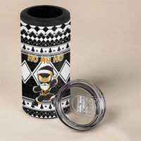 Personalized Power Black Ranger Santa Claus 4 in 1 Can Cooler Tumbler Funny Christmas - Wonder Print Shop