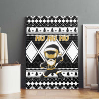 Power Black Ranger Santa Claus Canvas Wall Art Funny Christmas - Wonder Print Shop