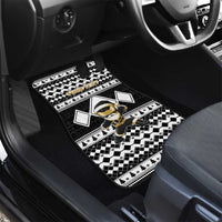 Personalized Power Black Ranger Santa Claus Car Mats Funny Christmas - Wonder Print Shop