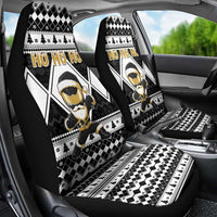 Power Black Ranger Santa Claus Car Seat Cover Funny Christmas - Wonder Print Shop
