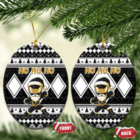 Power Black Ranger Santa Claus Ceramic Ornament Funny Christmas - Wonder Print Shop