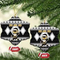 Power Black Ranger Santa Claus Ceramic Ornament Funny Christmas - Wonder Print Shop