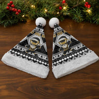 Power Black Ranger Santa Claus Christmas Santa Hat Funny Christmas - Wonder Print Shop
