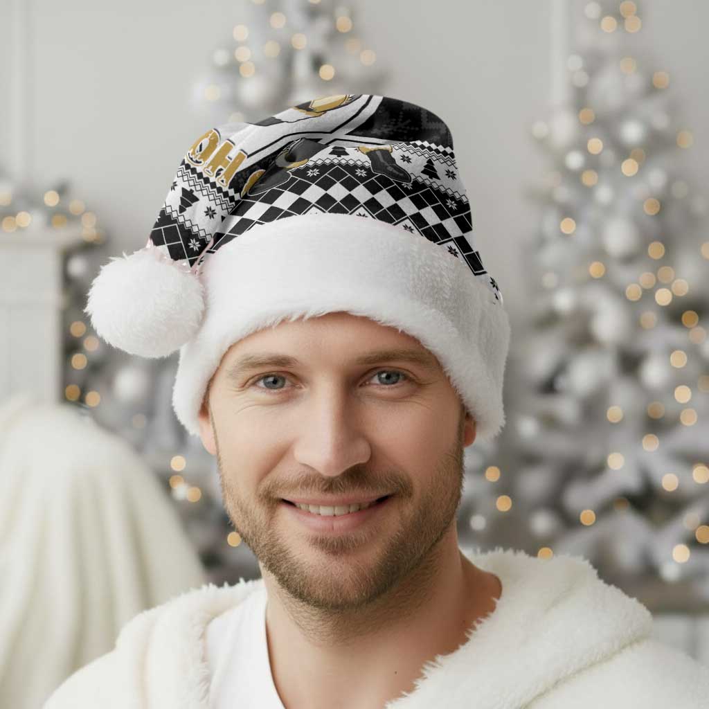 Power Black Ranger Santa Claus Christmas Santa Hat Funny Christmas - Wonder Print Shop