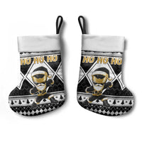 Power Black Ranger Santa Claus Christmas Stocking Funny Christmas - Wonder Print Shop