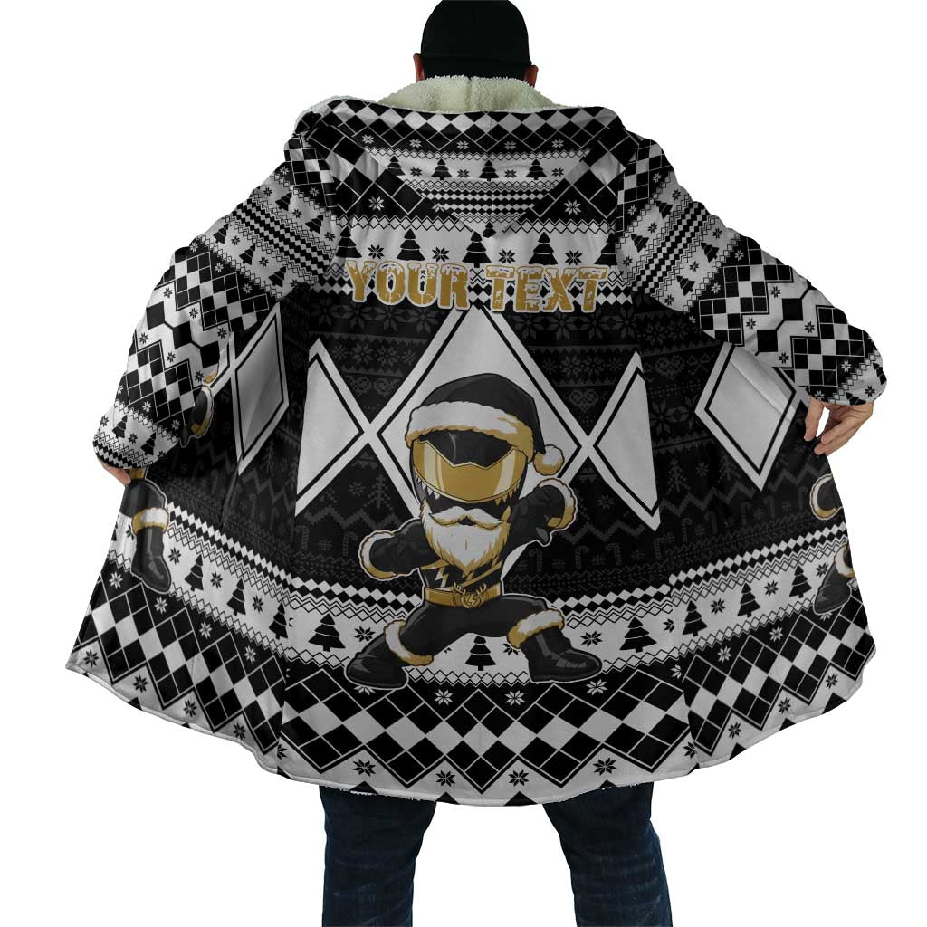 Personalized Power Black Ranger Santa Claus Cloak Funny Christmas - Wonder Print Shop