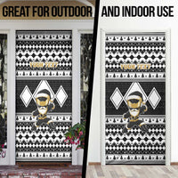 Personalized Power Black Ranger Santa Claus Door Cover Funny Christmas - Wonder Print Shop