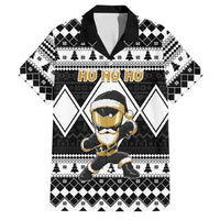 Personalized Power Black Ranger Santa Claus Family Matching Long Sleeve Bodycon Dress and Hawaiian Shirt Funny Christmas - Wonder Print Shop