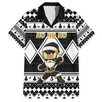 Personalized Power Black Ranger Santa Claus Hawaiian Shirt Funny Christmas - Wonder Print Shop