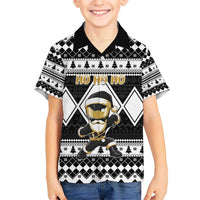 Personalized Power Black Ranger Santa Claus Hawaiian Shirt Funny Christmas - Wonder Print Shop