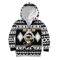 Personalized Power Black Ranger Santa Claus Kid Hoodie Funny Christmas - Wonder Print Shop