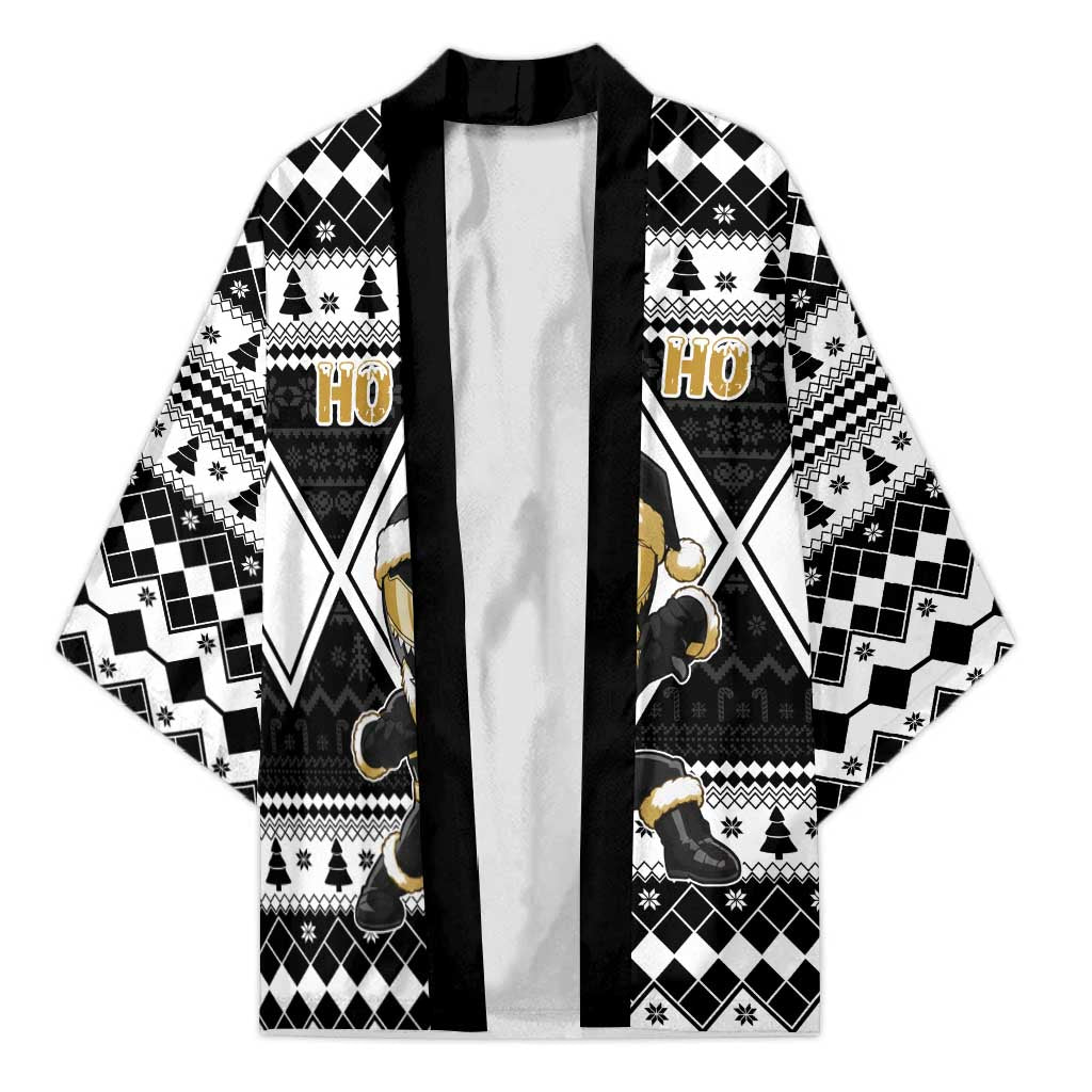 Personalized Power Black Ranger Santa Claus Kimono Funny Christmas - Wonder Print Shop
