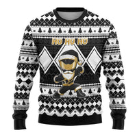 Power Black Ranger Santa Claus Ugly Christmas Sweater Funny Christmas - Wonder Print Shop