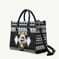 Power Black Ranger Santa Claus Leather Bag Funny Christmas - Wonder Print Shop
