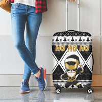 Power Black Ranger Santa Claus Luggage Cover Funny Christmas - Wonder Print Shop