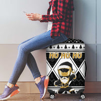 Power Black Ranger Santa Claus Luggage Cover Funny Christmas - Wonder Print Shop