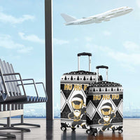 Power Black Ranger Santa Claus Luggage Cover Funny Christmas - Wonder Print Shop