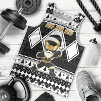 Personalized Power Black Ranger Santa Claus Men Tank Top Funny Christmas - Wonder Print Shop