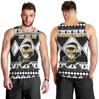 Personalized Power Black Ranger Santa Claus Men Tank Top Funny Christmas - Wonder Print Shop