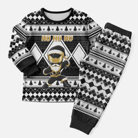 Power Black Ranger Santa Claus Christmas Pajama Set Funny Christmas - Wonder Print Shop