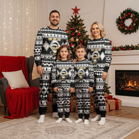 Power Black Ranger Santa Claus Christmas Pajama Set Funny Christmas - Wonder Print Shop