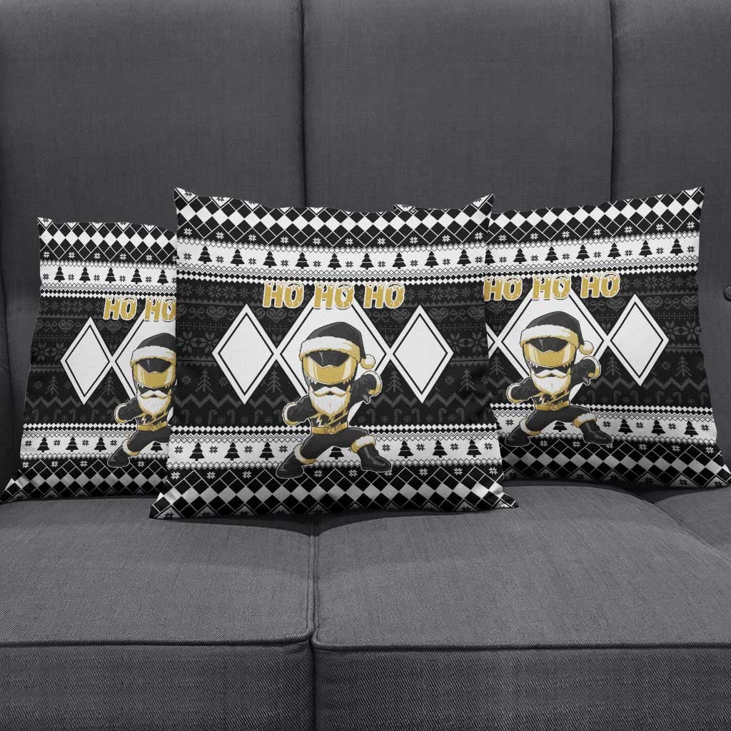 Power Black Ranger Santa Claus Pillow Cover Funny Christmas - Wonder Print Shop