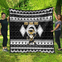 Power Black Ranger Santa Claus Quilt Funny Christmas - Wonder Print Shop