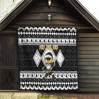 Power Black Ranger Santa Claus Quilt Funny Christmas - Wonder Print Shop