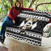 Power Black Ranger Santa Claus Quilt Funny Christmas - Wonder Print Shop