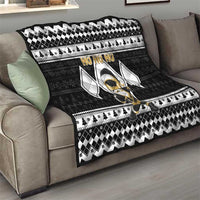 Power Black Ranger Santa Claus Quilt Funny Christmas - Wonder Print Shop