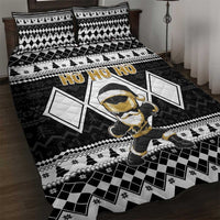Power Black Ranger Santa Claus Quilt Bed Set Funny Christmas - Wonder Print Shop