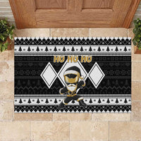 Power Black Ranger Santa Claus Rubber Doormat Funny Christmas - Wonder Print Shop