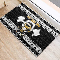 Power Black Ranger Santa Claus Rubber Doormat Funny Christmas - Wonder Print Shop