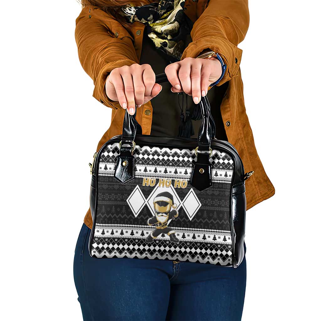 Power Black Ranger Santa Claus Shoulder Handbag Funny Christmas - Wonder Print Shop