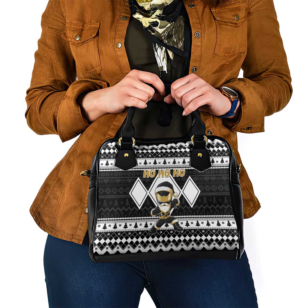 Power Black Ranger Santa Claus Shoulder Handbag Funny Christmas - Wonder Print Shop