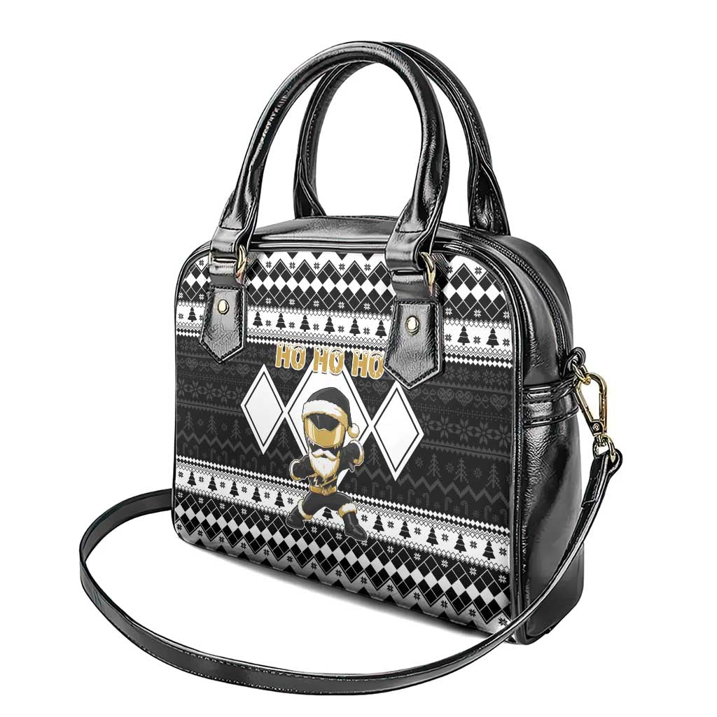 Power Black Ranger Santa Claus Shoulder Handbag Funny Christmas - Wonder Print Shop