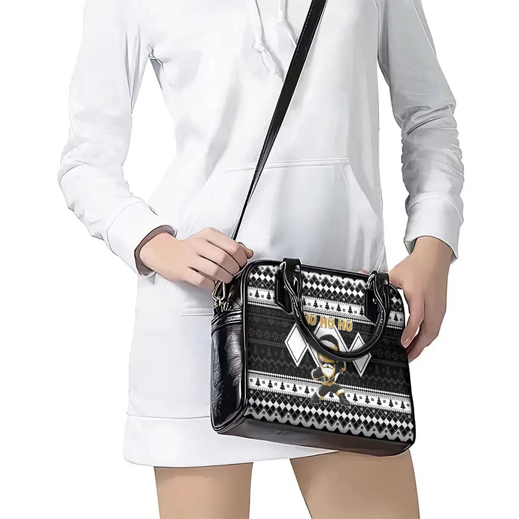 Power Black Ranger Santa Claus Shoulder Handbag Funny Christmas - Wonder Print Shop