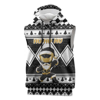 Personalized Power Black Ranger Santa Claus Sleeveless Hoodie Funny Christmas - Wonder Print Shop