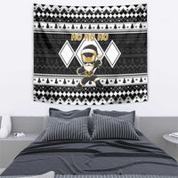 Power Black Ranger Santa Claus Tapestry Funny Christmas - Wonder Print Shop