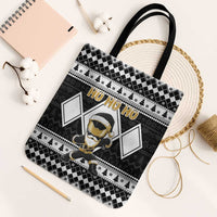 Power Black Ranger Santa Claus Tote Bag Funny Christmas - Wonder Print Shop
