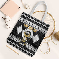 Power Black Ranger Santa Claus Tote Bag Funny Christmas - Wonder Print Shop