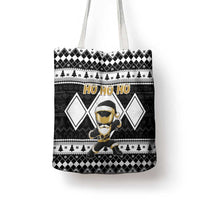 Power Black Ranger Santa Claus Tote Bag Funny Christmas - Wonder Print Shop