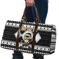 Power Black Ranger Santa Claus Travel Bag Funny Christmas - Wonder Print Shop