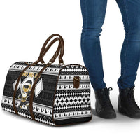 Power Black Ranger Santa Claus Travel Bag Funny Christmas - Wonder Print Shop