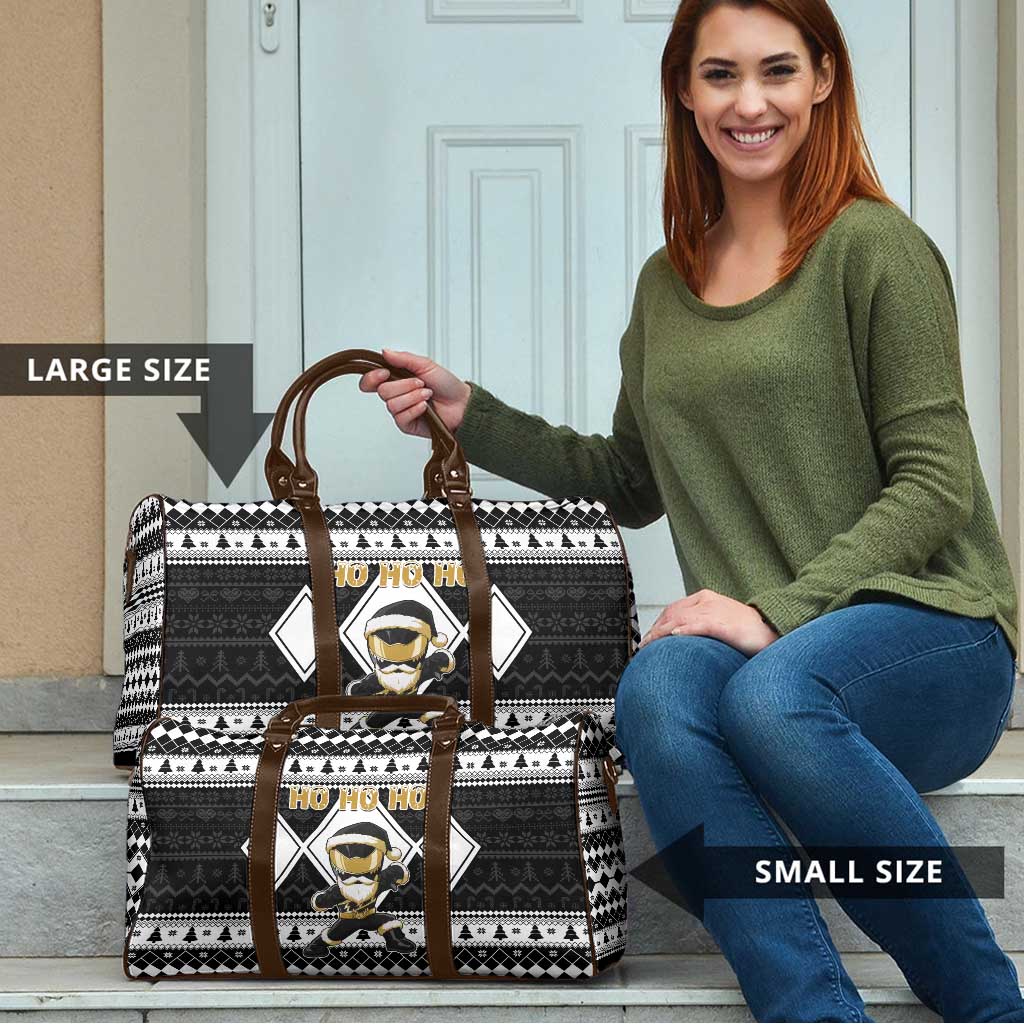 Power Black Ranger Santa Claus Travel Bag Funny Christmas - Wonder Print Shop