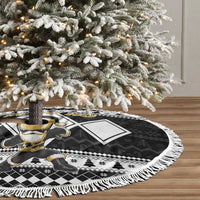 Power Black Ranger Santa Claus Tree Skirt Funny Christmas - Wonder Print Shop