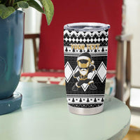 Personalized Power Black Ranger Santa Claus Tumbler Cup Funny Christmas - Wonder Print Shop