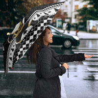 Power Black Ranger Santa Claus Umbrella Funny Christmas - Wonder Print Shop