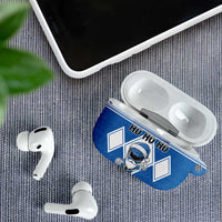 Power Blue Ranger Santa Claus AirPods Case Funny Christmas - Wonder Print Shop